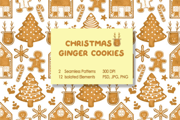 Christmas Ginger Cookies and Patterns