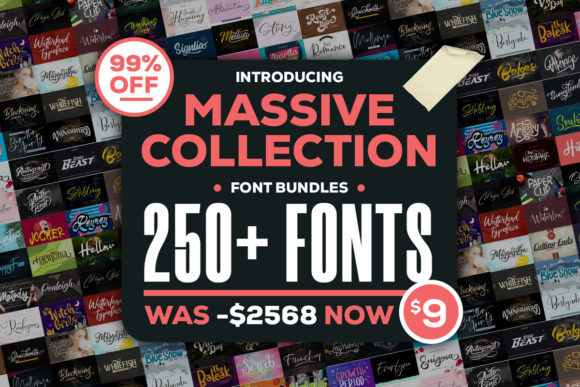 Massive Collection Fonts Bundle Review